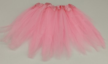 Spódniczka TIULOWA tutu na bal przebranie różowa 25-30 cm P17