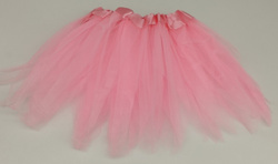 Spódniczka TIULOWA tutu na bal przebranie różowa 25-30 cm P17